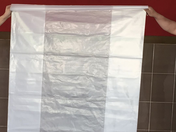 折角，平口塑胶袋成品